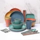 thumbnail image 3 of Unbreakable Dinnerware Sets Camping Plates And Bowls Set Plastic Picnic Dinner Sets, 3 of 5