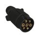thumbnail image 2 of Adaptador de conector de enchufe de remolque 12N de 7 pines, soporte para enganche de remolque de caravana, juego de enchufes de remolque europeo de 7 pines ET1751 Adaptador de enchufe de remolque RV, 2 of 5