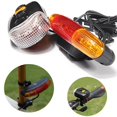 thumbnail image 4 of XC-408 Bike Bicycle 7-LED Safety Warning Turn Signal Light Brake Tail Lamp Horn, 4 of 7
