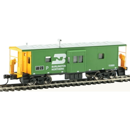 - Walthers HO Scale International Bay Window Caboose Burlington Northern/BN #11995
