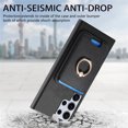 thumbnail image 5 of Allytech Samsung Galaxy S23 Ultra Case, Detachable Magnetic Wallet Case with Card Holder & Ring Stand, Support Car Mount, Premium PU Leather Shockproof Durable Protective Slim Case Cover - Black, 5 of 9