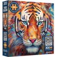 thumbnail image 1 of Rompecabezas Ceaco Tigre de Colores 300 Piezas Ahorra Espacio 28x38 cm, 1 of 9
