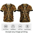 thumbnail image 3 of QTAGTESS Leopard Print T-Shirt for Men Y2K Cheetah Graphic Tee Shirt, 3 of 7