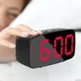 thumbnail image 4 of Nuevo reloj con espejo, reloj electrónico LED, reloj despertador simple, reloj de cabecera silencioso, estilo de reloj silencioso1, 4 of 5
