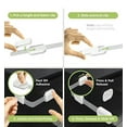 thumbnail image 5 of 8 Pack Baby Proofing Cabinet Strap Locks, Child Safety Strap Locks Childproof for Toilets Seat Fridge Drawer Cabinet Locks, 5 of 8