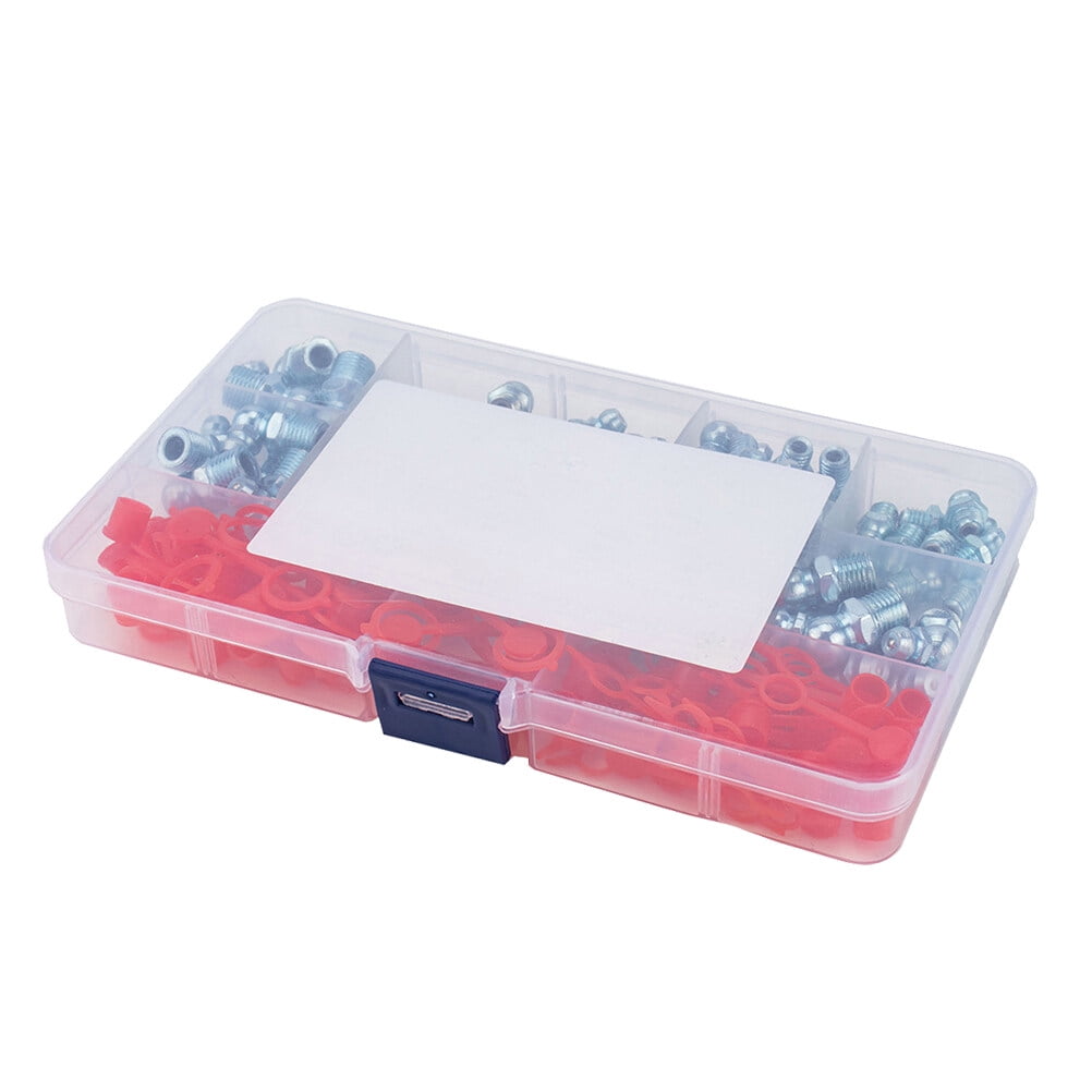 Grease Fitting Fittings Zerk Caps Metric Hydraulic Zerks Iron Degree Assortment Kit Straight