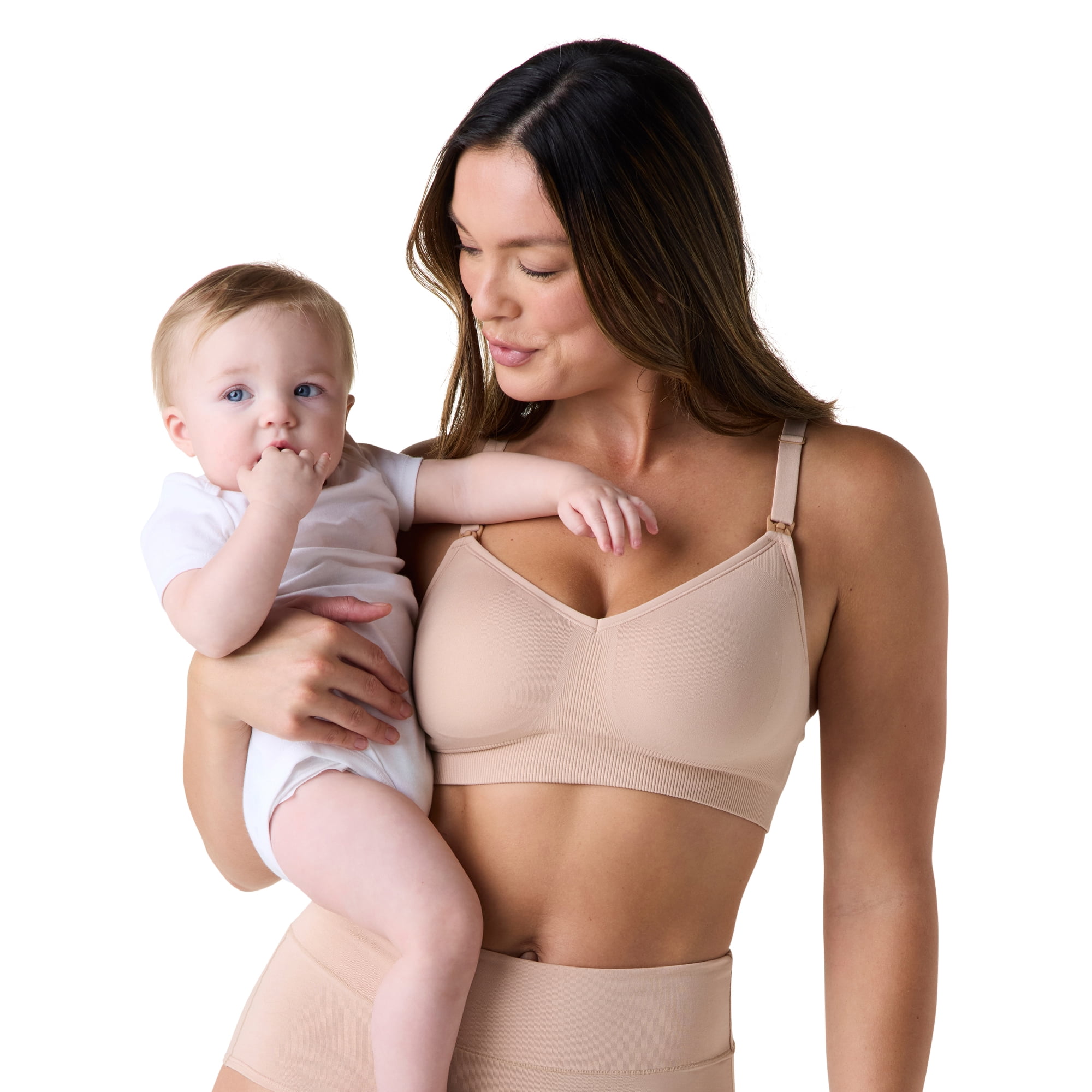 Ingrid & Isabel For Every Belly Women's Maternity & Nursing Seamless Wire free Bra, SizesS-4XL