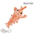 thumbnail image 2 of Flopping Lobster Toy for Indoor Cats & Small Dogs–Motion Sensor Cat Toy with 2 Catnip Packets Chargeable Soft Washable Low-Noise, 2 of 7