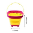 Oldable Buckets Shovels Sand Bucket Water Bucket Sandbox Square Summer