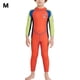 thumbnail image 2 of Greeniant Traje de neopreno para niños de 2,5 MM, traje de baño térmico de neopreno resistente a los arañazos para niños con cremallera trasera, traje Deportes acuáticos manga verde naranja M Greeniant OD003690-02, 2 of 6