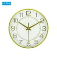thumbnail image 3 of Uxcell 8 Inch Wall Clock Battery Operated Silent Non Ticking Round Modern Clock, Yellow, 3 of 6