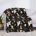 thumbnail image 3 of Yiaed Lilies Flowers Print Blanket Throw Blanket Soft Cozy Flannel Blanket for Home Bed Sofa Couch Chair-80"x60", 3 of 6