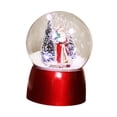 thumbnail image 2 of Bola de nieve musical navideña Gloria regalo de Navidad decoración festiva forma de Papá Noel, 2 of 9