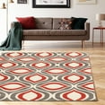 thumbnail image 2 of Geo Lenox Grey 5x7 Rug Handtufted Microfiber Soft Geometric Design, 2 of 5