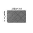 thumbnail image 3 of Fengqque 15.7" x 23.6" Absorbent Bathroom Rug Non-slip Machine Washable Bathmat Floor Mats Shower Rugs Room Decoration Accessories, 3 of 7