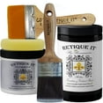 thumbnail image 2 of Retique It Chalk Furniture Paint by Renaissance DIY, 6 Piece Set, 08 Midnight Black, 32 Ounces, 2 of 15