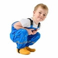 thumbnail image 4 of AUNVITO Kids Waterproof Overalls Rain Pants All-Season Lightweight Suspenders Outdoor Long Pants, 4 of 6