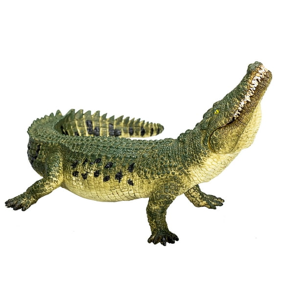 MOJO - Realistic International Wildlife Figurine, Crocodile with a Moving Jaw