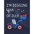 thumbnail image 2 of Tstars Boys Unisex 4th of July Shirts for Boys Patriotic USA I'm Digging 4th of July Tractor Loving Boys Independence Day Graphic Tee Gifts for Fourth of July Toddler Infant Kids T Shirt, 2 of 7