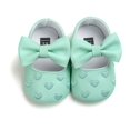 thumbnail image 1 of Infant Baby Girls Soft Sole Bowknot Princess Wedding Dress Mary Jane Flats Prewalker Newborn Light Baby Sneaker Shoes, 1 of 6