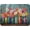 Colorful Flower Jars, variant on Kawani Gnomes Watermelon Dish Drying Mat for Kitchen Counter, Summer Watercolor Fruit Buffalo Check Quick Dry Absorbent Dishes Draining Mats Reversible Drainer Rack Pad 16 x 18