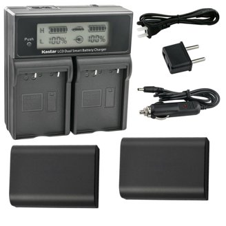 Kastar Fully Decoded LP-E19 Battery LCD Fast Charger for Canon EOS 1D Mark III