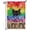 Multi-1, variant on Salate Spring Summer Garden Flag Floral Daisy Black Cat Double Sided 12x18 Inch Seasonal Welcome Small Burlap Holiday Yard Sign Outdoor Outside Home Decoration