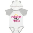 thumbnail image 3 of Inktastic Princess of the Petals with Crown Girls Baby Bodysuit, 3 of 5