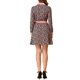 thumbnail image 3 of INSPIRE CHIC Camisa de vestido de flores vintage de manga larga con cuello contrastante y botones para mujer S Azul, 3 of 7