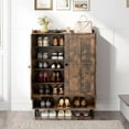 thumbnail image 3 of ONBRILL Shoe Storage Cabinet, 45'' Wooden 6-Tier Shoe Cabinet, Hold 18-24 Pairs for Entryway Hallway, 3 of 9