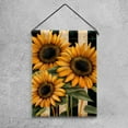 thumbnail image 4 of Welcome Vintage Sunflowers with Stripes Garden Flag, Vertical Double Sided Small House Flag, Yard Farmhouse Outdoor Deck Veranda Lawn Decor 28x40 Inch, 4 of 6