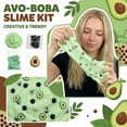 thumbnail image 2 of 240ml Slime Kit Avocado Slime Stress Relief Toy Soft Stretchy Non Sticky Slime DIY Decoration Pinch Toy Sensory Toy Birthday Gift Party Favors for Teens Adults, 2 of 6