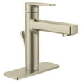 thumbnail image 2 of MOEN 40051BN Slate Brushed Nickel Single Hole Single-handle Bathroom Faucet w/ Metal/plastic Drain Assembly, 2 of 2