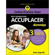 MARK ZEGARELLI Accuplacer for Dummies with Online Practice Tests (Paperback)