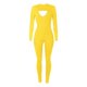 thumbnail image 5 of Gibobby Monos Holgados Monos recortados de medias sexy para mujer(Amarillo， S), 5 of 5