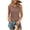 Rose Gold, variant on Zulora Women's Fashion Crew Neck Sleeveless Knot Backless Camisole Top Spring Summer Casual Daily Wear