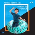 thumbnail image 3 of Skywin Obstacles for Play Wars - 8 Pieces Easy Set Up Inflatables Compatible with Nerf Gun Party and Laser Tag Game - Battle Obstacles Great for Shelter (8 Pcs Blue), 3 of 6