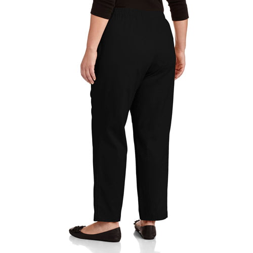 White Stag - Women's Plus-Size Classic Pull-On Pants - Walmart.com