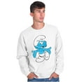 thumbnail image 5 of Vintage Retro Smurf Cartoon Character Sweatshirt for Men or Women Brisco Brands S, 5 of 6