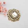 thumbnail image 3 of Segolike Vintage BOHO Crystal Rhinestone Flower Collar Brooch Pin Wedding Bridal Gift, 3 of 6