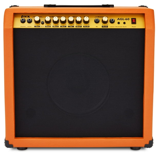 Amplificador de guitarra eléctrica LyxPro Combo de 60 W con altavoz de 10 pulgadas
