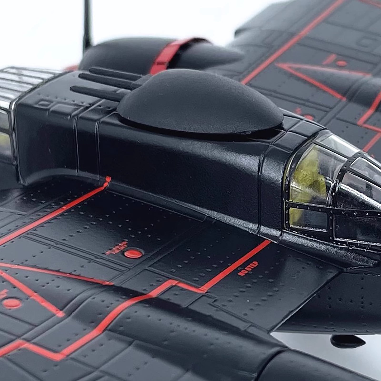 TAPDRA P 61B Black Widow USA Air Force WWII Fighter 1:72 Scale Model Plane Diecast Alloy Collection Display Decor Gift