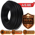 thumbnail image 1 of Cordón Uso Rudo IUSA SJT 4x16 AWG Uso Industrial y Doméstico, 1 of 1