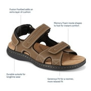 Dockers Men's Newpage Dark Tan Ankle-High Leather Sandal - 9W