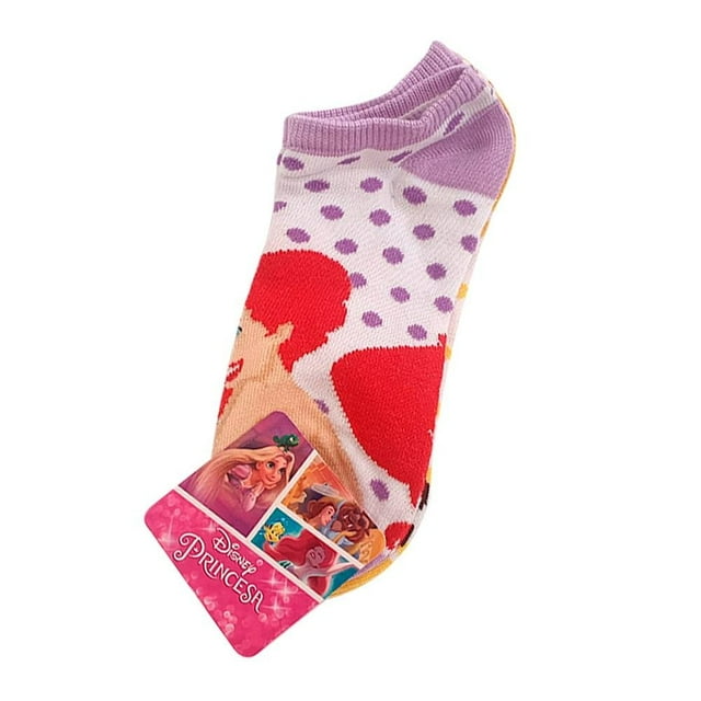 Tin Disney para Niña, Multicolor Princesa 3 Pares Talla 4-6