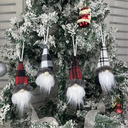 

Christmas Decorations Savings Clearance 2022! TAGOLD Christmas Decoration Christmas Ball Hat Faceless Baby Pendant Creative Old Man Dwarf Rudolph Doll