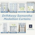 thumbnail image 6 of DriftAway Samantha Door Curtain, Sidelight Curtain,Thermal Rod Pocket Room Darkening Privacy Front Door Panel, Single Curtain with Bonus Adjustable Tieback, 25"X72"+1.5" Header (Dusty Blue), 6 of 8