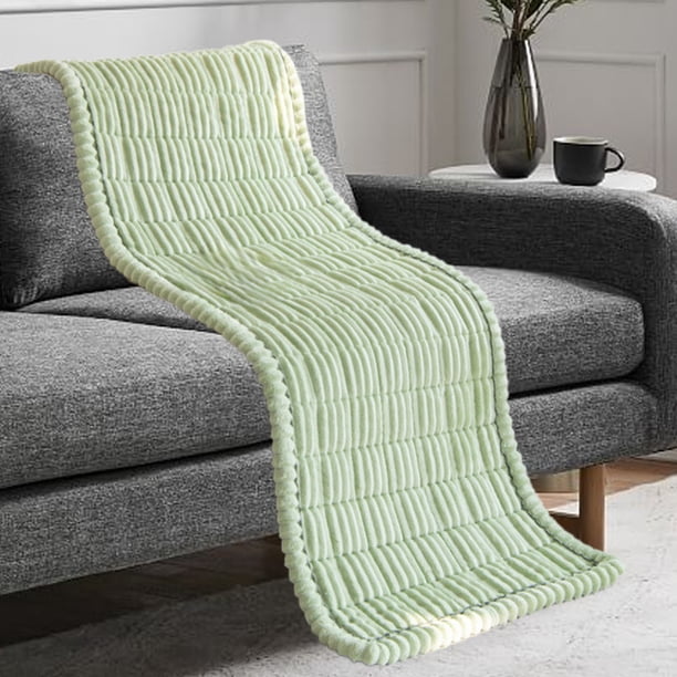 Funda de Cojín de Pana para Sofá - Protector de Sofá Moderno, Antideslizante y Afelpado, 70 X 210 Cm, Funda de Respaldo para Invierno En Gris Oscuro/Gris/Café/Verde/Blanco