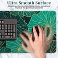 thumbnail image 2 of Large Mouse Pad for Desk (31.5X11.78 in), Waterproof Keyboaed Pad with Stitched Edge, Non-Slip Natural Rubber Base Keyboard mats for Desk for Keyboard, Mouse and Desktop, Green Lotus Leaf, 2 of 6