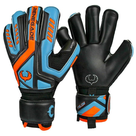 Renegade GK Talon Soccer Goalie Gloves with Removable Pro-Tek Fingersaves - Sizes 5-11, 4 Cuts/Styles - 30 Day 100% Warranty - Unisex, Youth, Junior, Adult